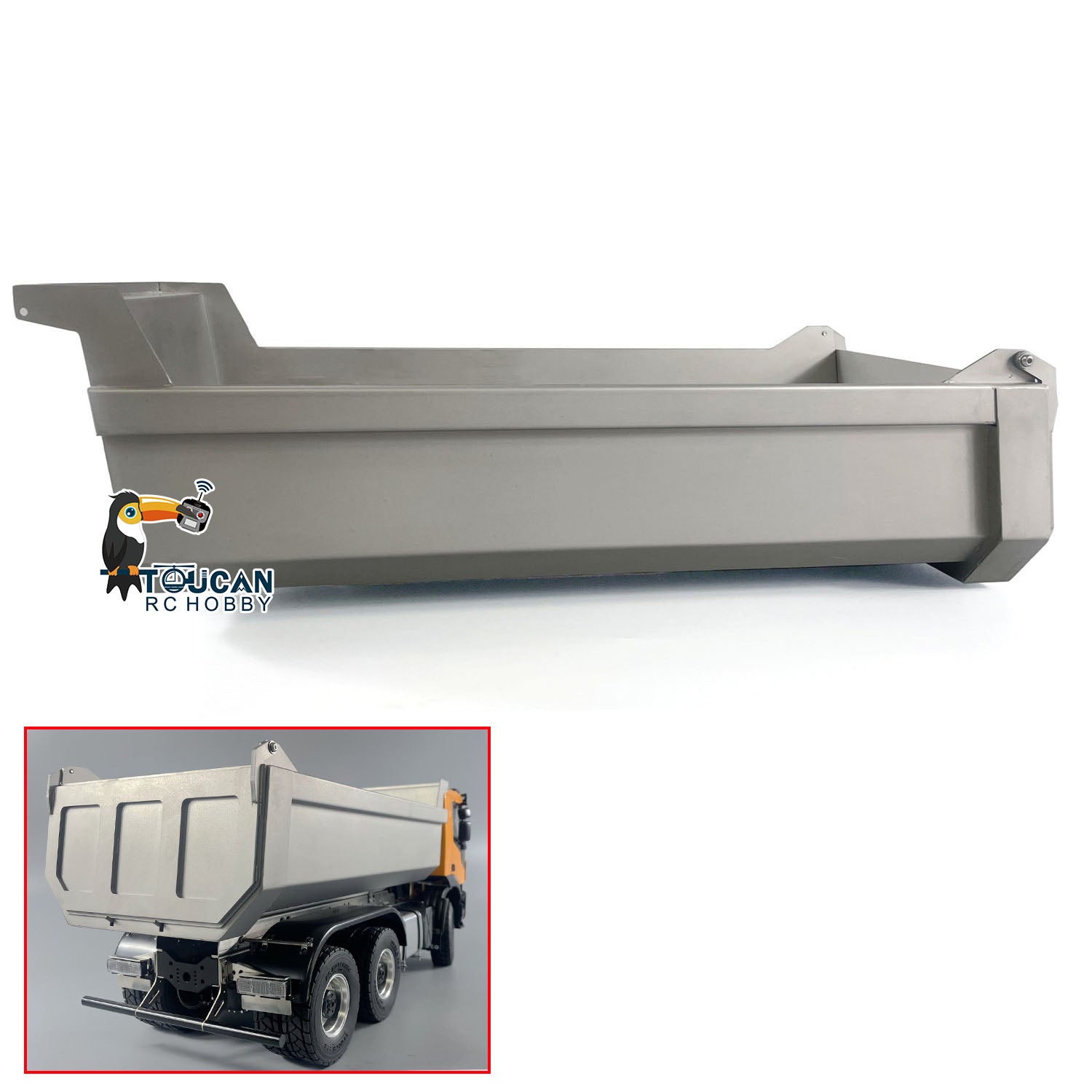 1/14 Scale Hydraulic RC Dump Truck with 2-Speed Gearbox - Remote Control Tipper Car, DIY Assembly Toy Model for Adults & Kids - Perfect for Construction Site Play, Collecting & Hobby Gifts