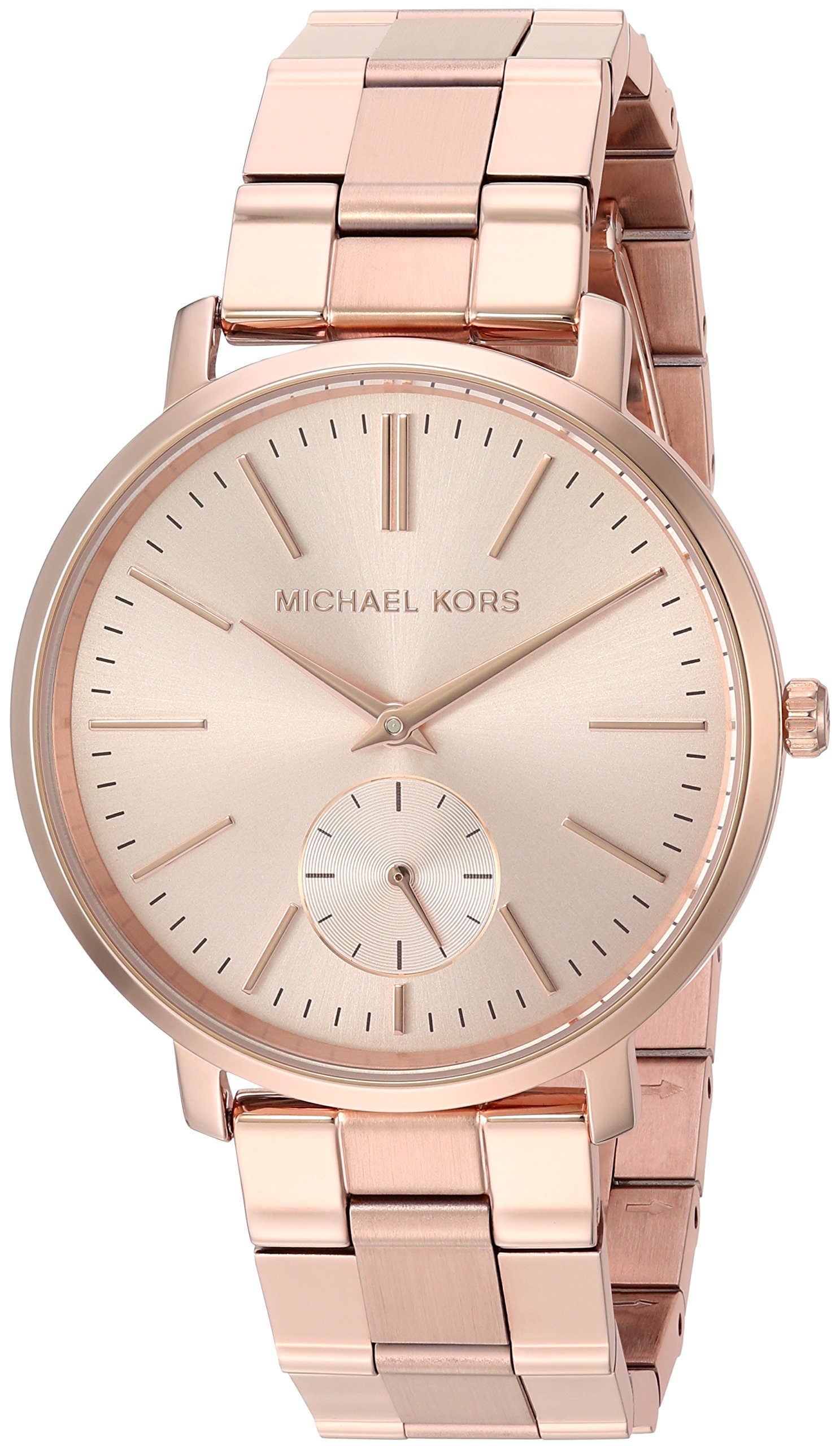 Michael Kors MK3501 Women's Rose Gold Stainless Steel Japanese Quartz Watch - Elegant Dress Watch for Office, Party & Everyday Wear