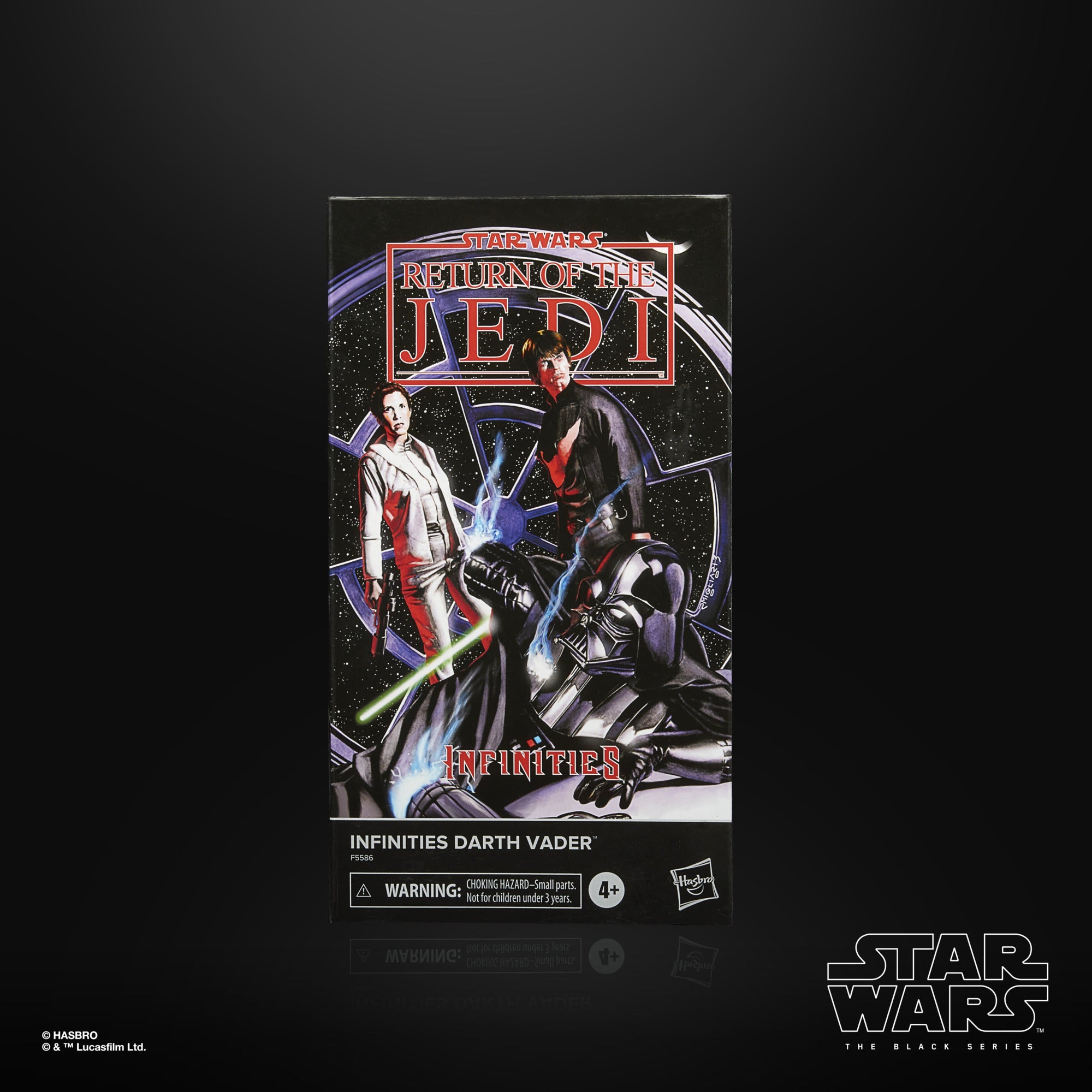 Star Wars The Black Series Infinities Darth Vader Return of the Jedi 6-Inch Action Figure - Collectible Toy for Display, Gift for Fans, Star Wars Movie Collection
