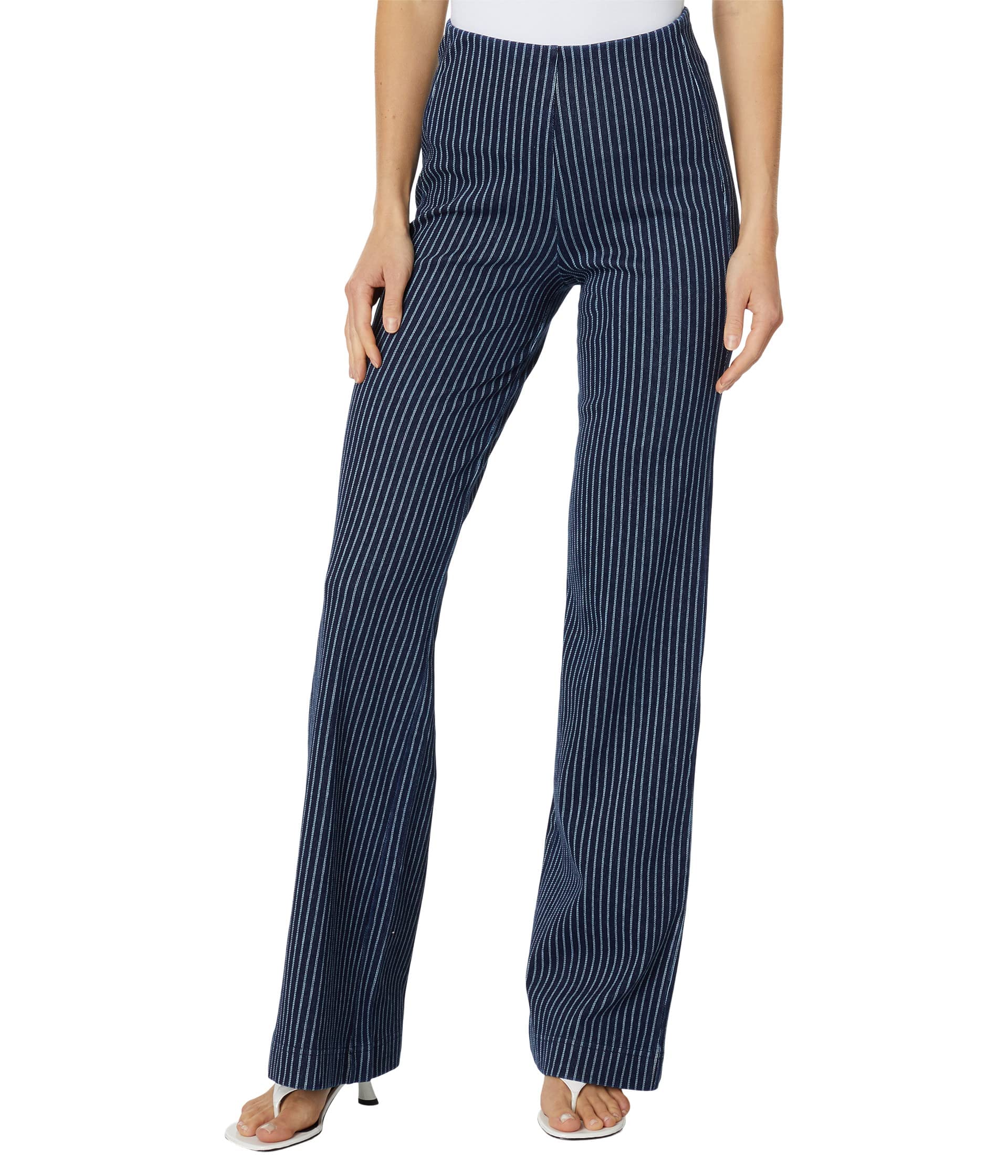 Stylish Lysse Denim Pinstripe Trouser Jeans for Women - Perfect for Office Wear & Casual Outfits