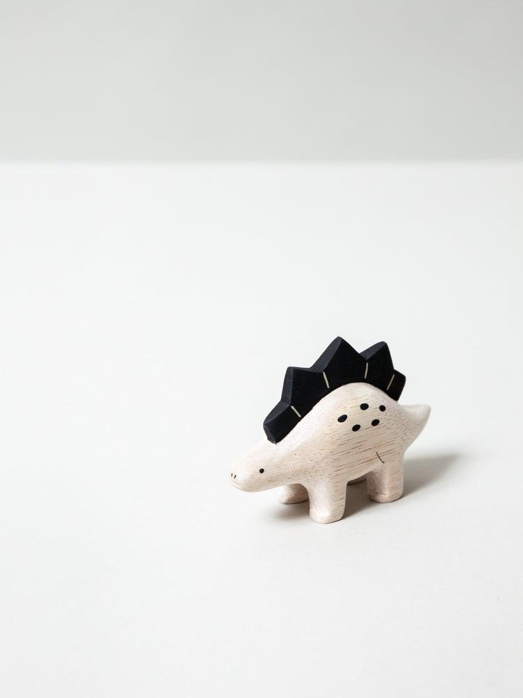 Natural Wooden Dinosaur Toy - Handcrafted Stegosaurus Figure for Kids, Educational STEM Gift for Children | Perfect for Playtime, Classroom Learning & Dinosaur Themed Decor