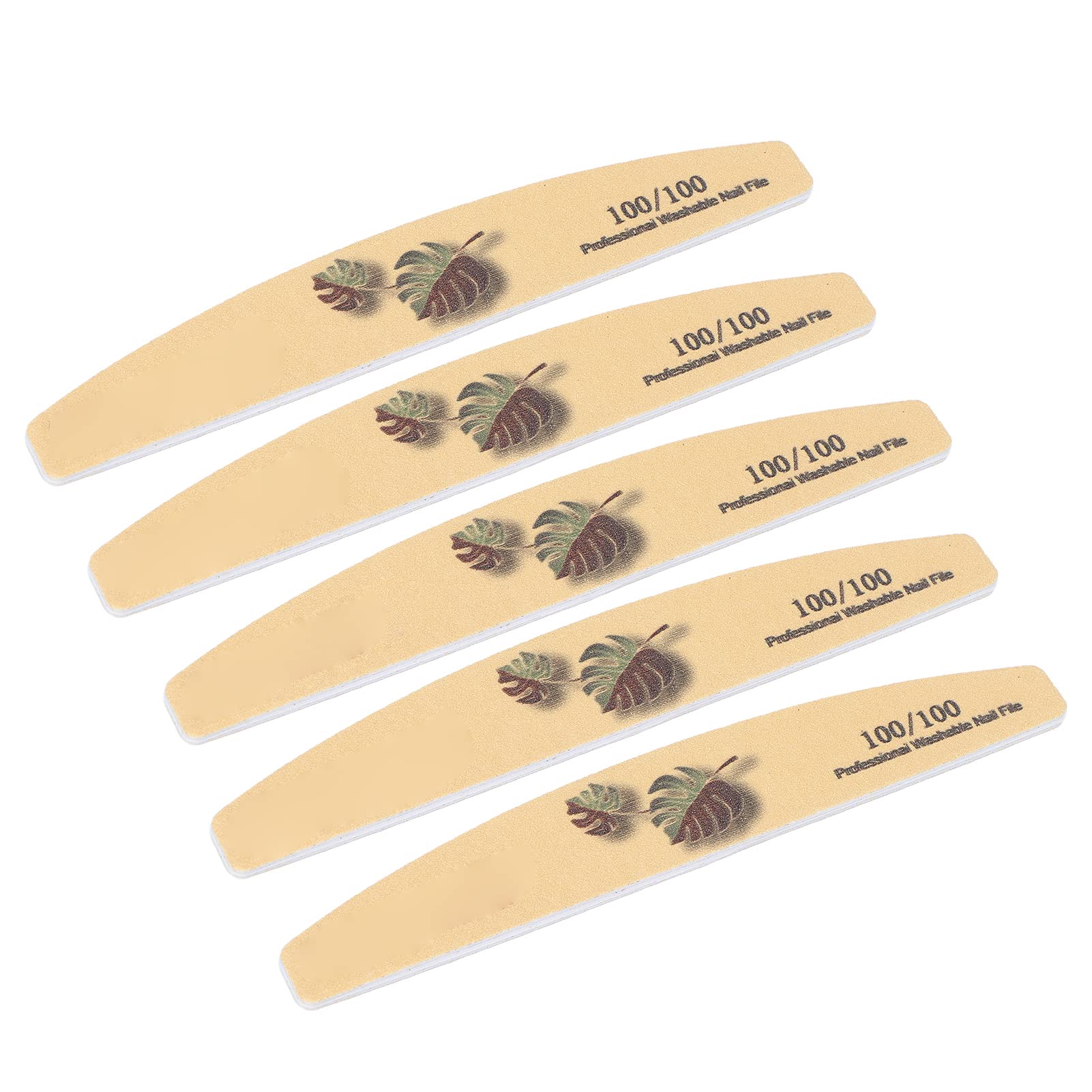 10-Pack Heavy Duty Nail Files - 100/100 Grit Coarse Emery Boards for Professional Salon & Home Manicure - Strong Finger Nail Filler for Natural & Acrylic Nails - Perfect for Nail Care, Shaping & Smoothing Rough Edges