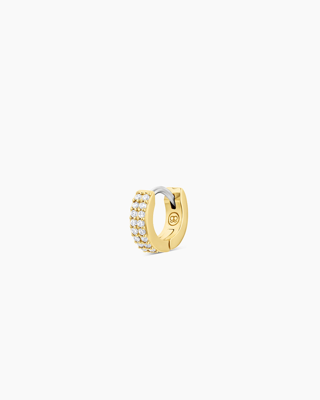 Wilder Shimmer Single Huggie Earrings - Minimalist Gold Hoop Earrings for Women - Perfect for Everyday Wear & Special Occasions