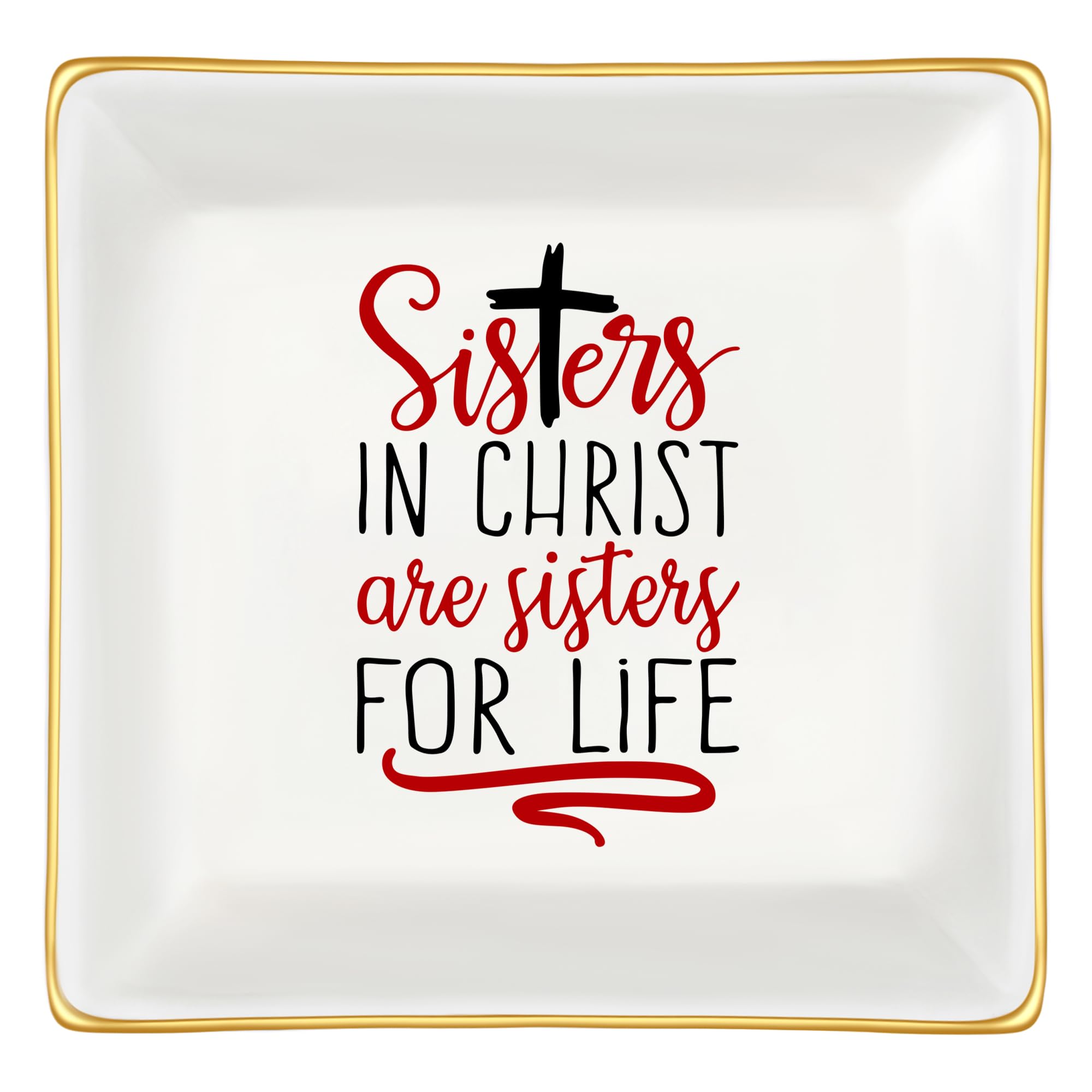 JoycuFF Jewelry Trinket Dishes - Elegant Jewelry Tray for Women | Perfect Birthday, Christmas & Friendship Gifts | Unique Home Decor for Bedroom, Bathroom & Vanity Organization
