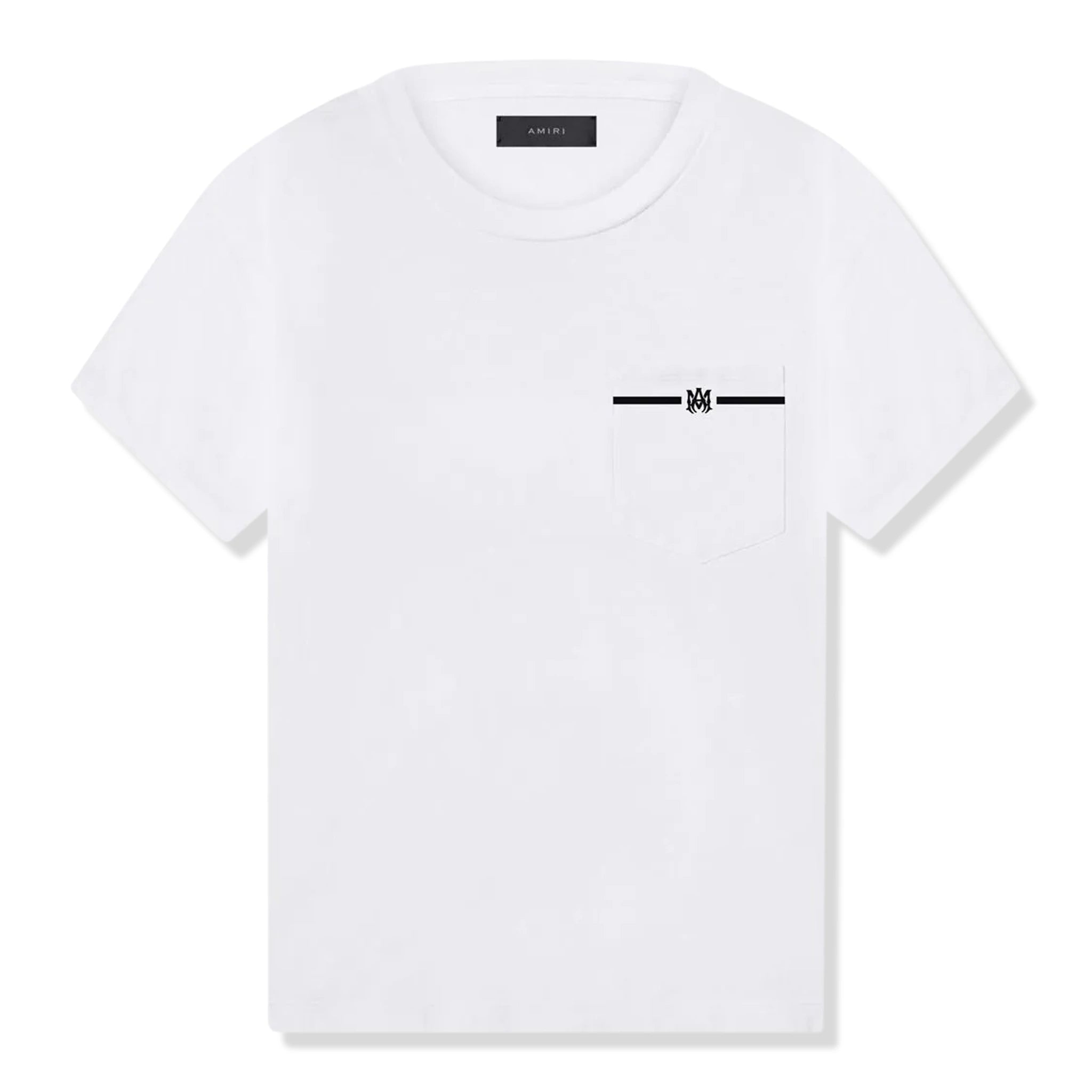 Amiri MA Pocket White T-Shirt for Men - Stylish Casual Cotton Tee for Everyday Wear & Street Fashion
