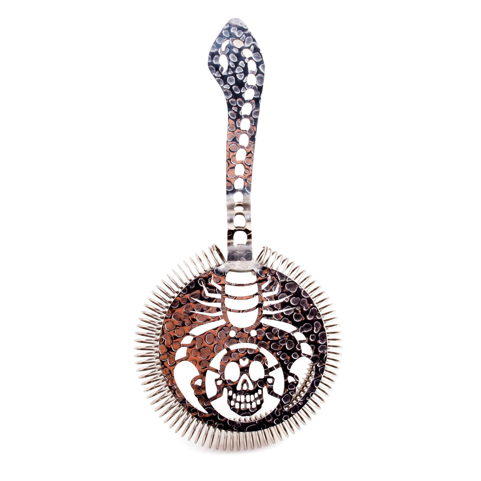 BarConic® Scorpion Skull Cocktail Strainer - Premium Stainless Steel Bar Tool for Mixing Drinks, Perfect for Home Bars, Cocktail Parties & Professional Bartending