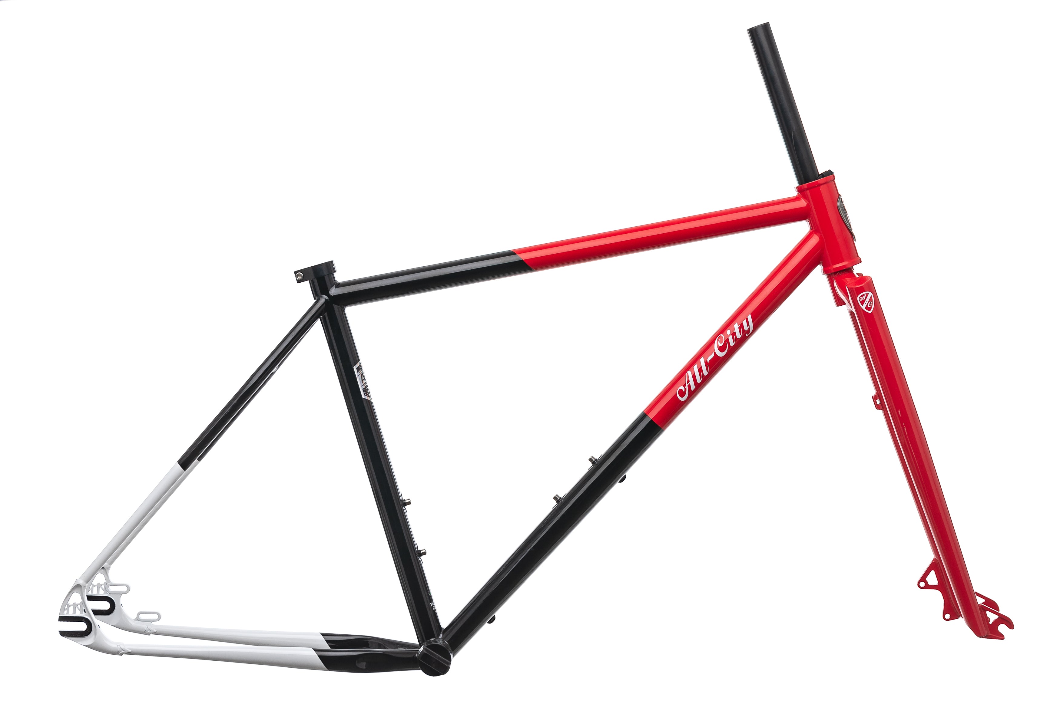 2017 All City Log Lady Large Frameset - Durable Steel Bike Frame for Urban Commuting & Adventure Cycling