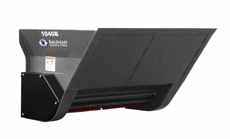 Bauman 1040B Hydraulic Sidewalk Drop Spreader - Heavy Duty Salt & Sand Spreader for Driveways, Parking Lots & Snow Removal