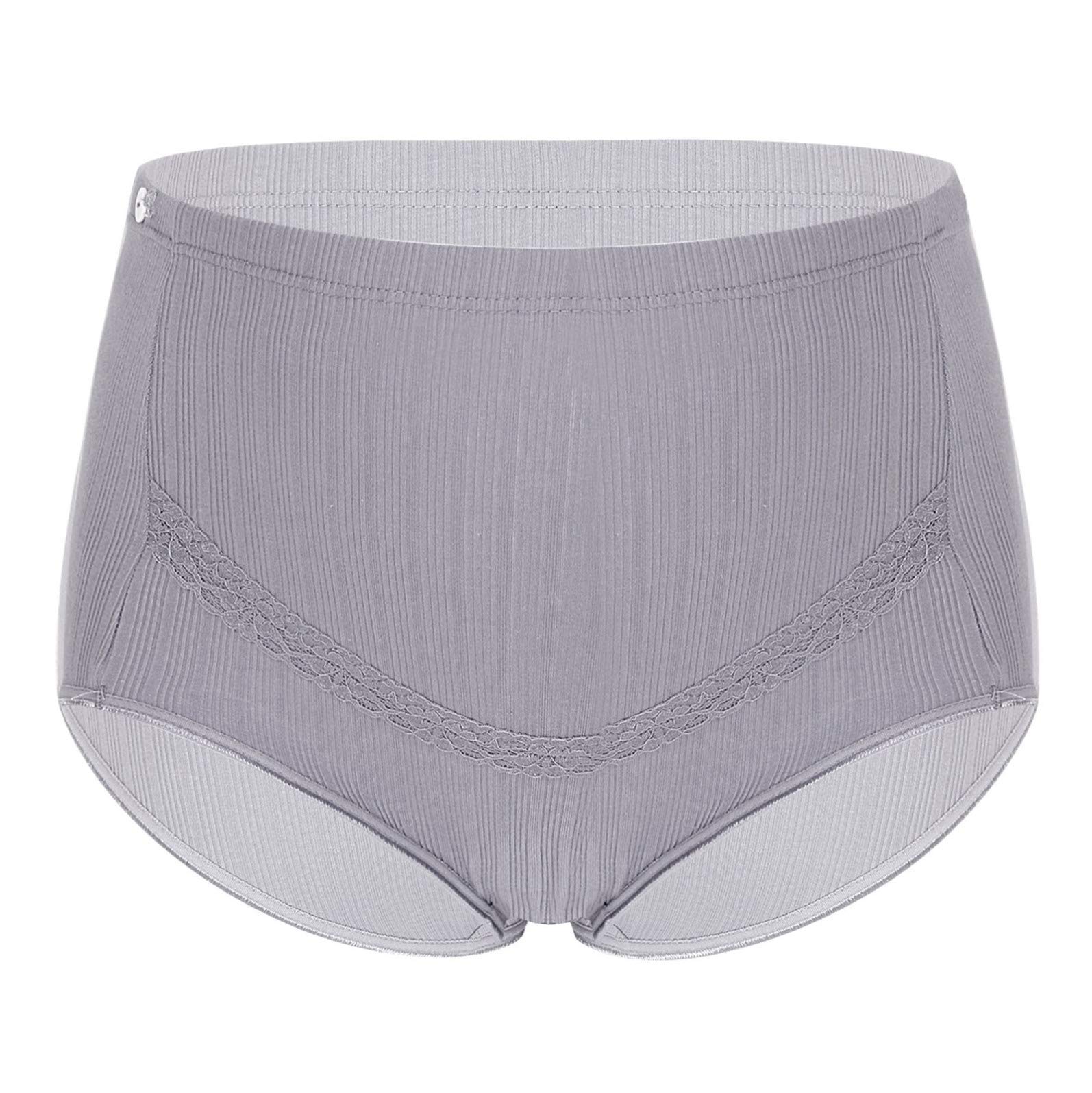 Yeahdor Maternity Underwear for Women - Adjustable High Waist Cotton Panties, Breathable Pregnancy Underwear for Comfort & Support - Perfect for Everyday Wear During Pregnancy & Postpartum