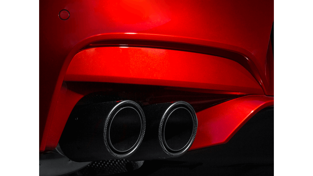 Akrapovič Carbon Fiber Exhaust Tail Pipe Set for BMW M5 F10 (2012-2018) - Performance Upgrade for Street & Track Racing