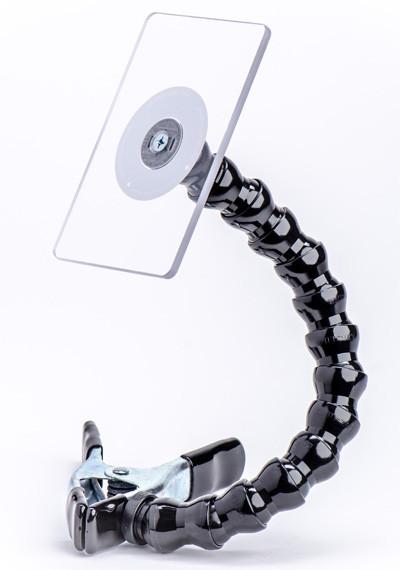 Sturdy Clamp Arm with Heavy-Duty Mounting Plate - Perfect for Workbench, Photography, and DIY Projects