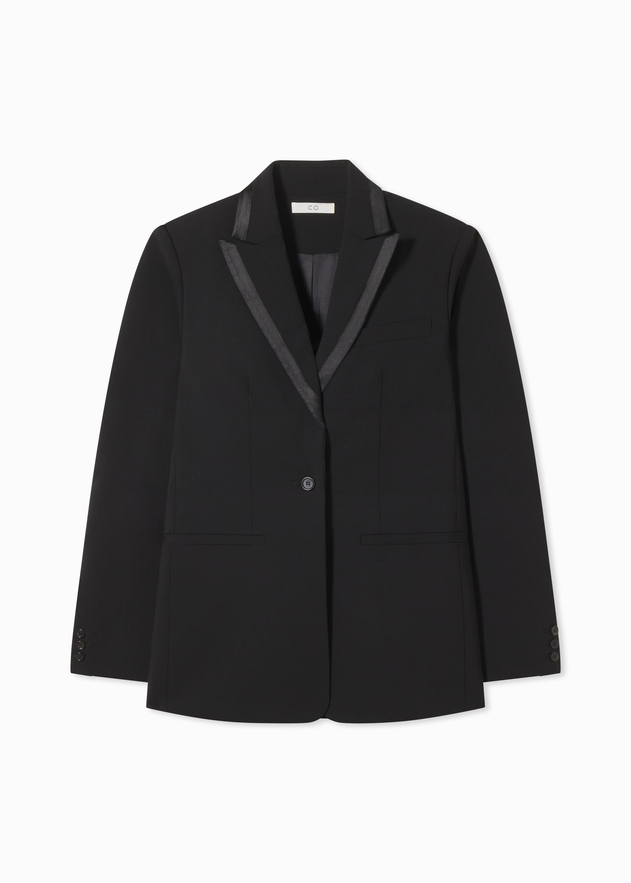 Premium Black Wool & Silk Tuxedo Jacket for Men - Elegant Formal Wear for Weddings, Galas & Special Occasions