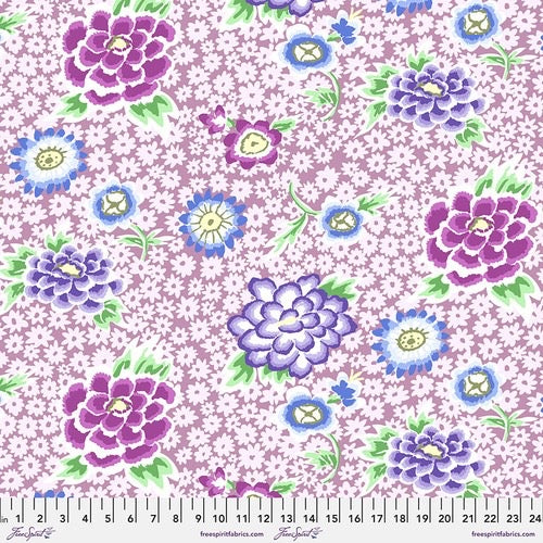 Kaffe Fassett Collective February 2022 Charlotte PWGP186 Pastel Quilting Fabric - Premium Cotton Material for Quilting, Sewing & Craft Projects - Perfect for Patchwork, Home Decor & DIY Gifts