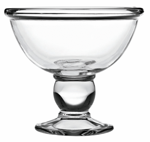 Haymach 11.75 Oz Round Sundae Dish - Set of 6 Premium Glass Dessert Bowls for Ice Cream, Parfaits, and Fruit Salads - Perfect for Restaurants, Cafes, and Home Entertaining