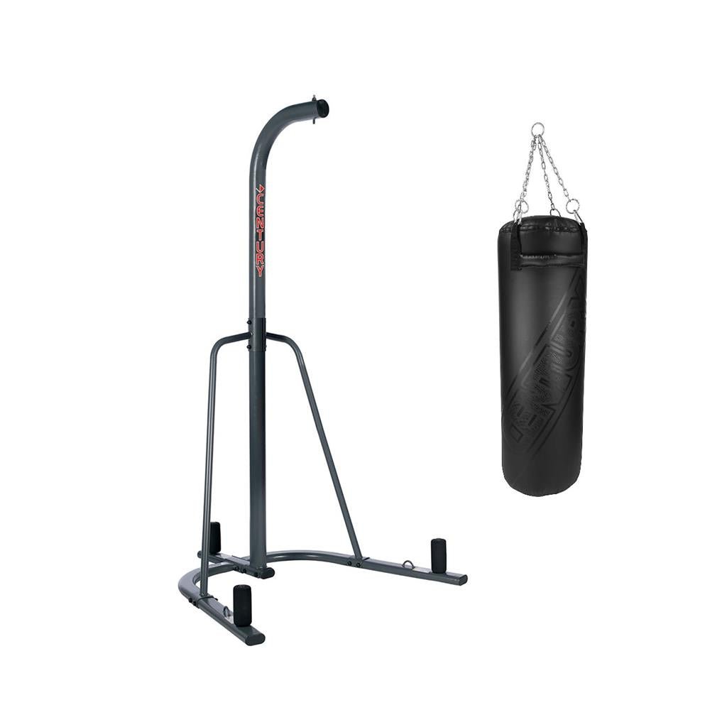 Century 100LB Heavy Duty Punching Bag with Adjustable Stand - Perfect for Boxing Training, MMA Workouts & Home Gym Fitness