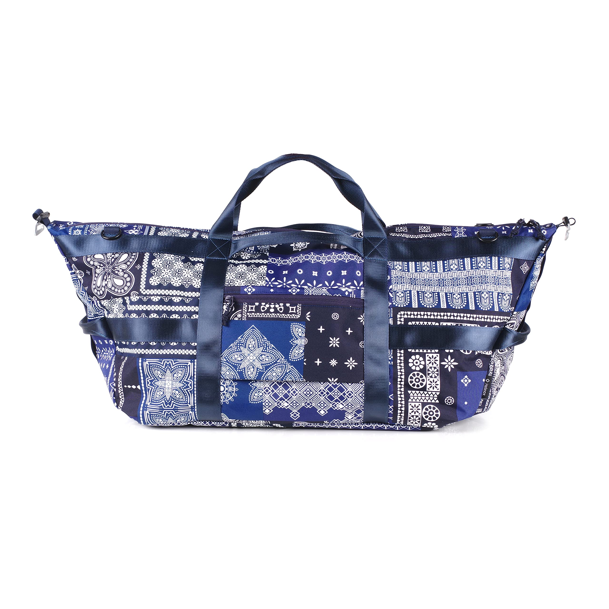 Helinox Classic Duffle Bag - Lightweight Carry-On Travel Bag with Blue Bandana Design for Camping, Gym & Weekend Getaways