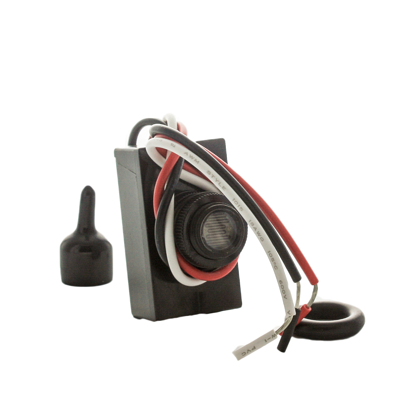 PotenzaX Photocell Sensor - Black (FX 229830 PX PC) - Ideal for Outdoor Lighting, Security Systems & Automatic Light Control