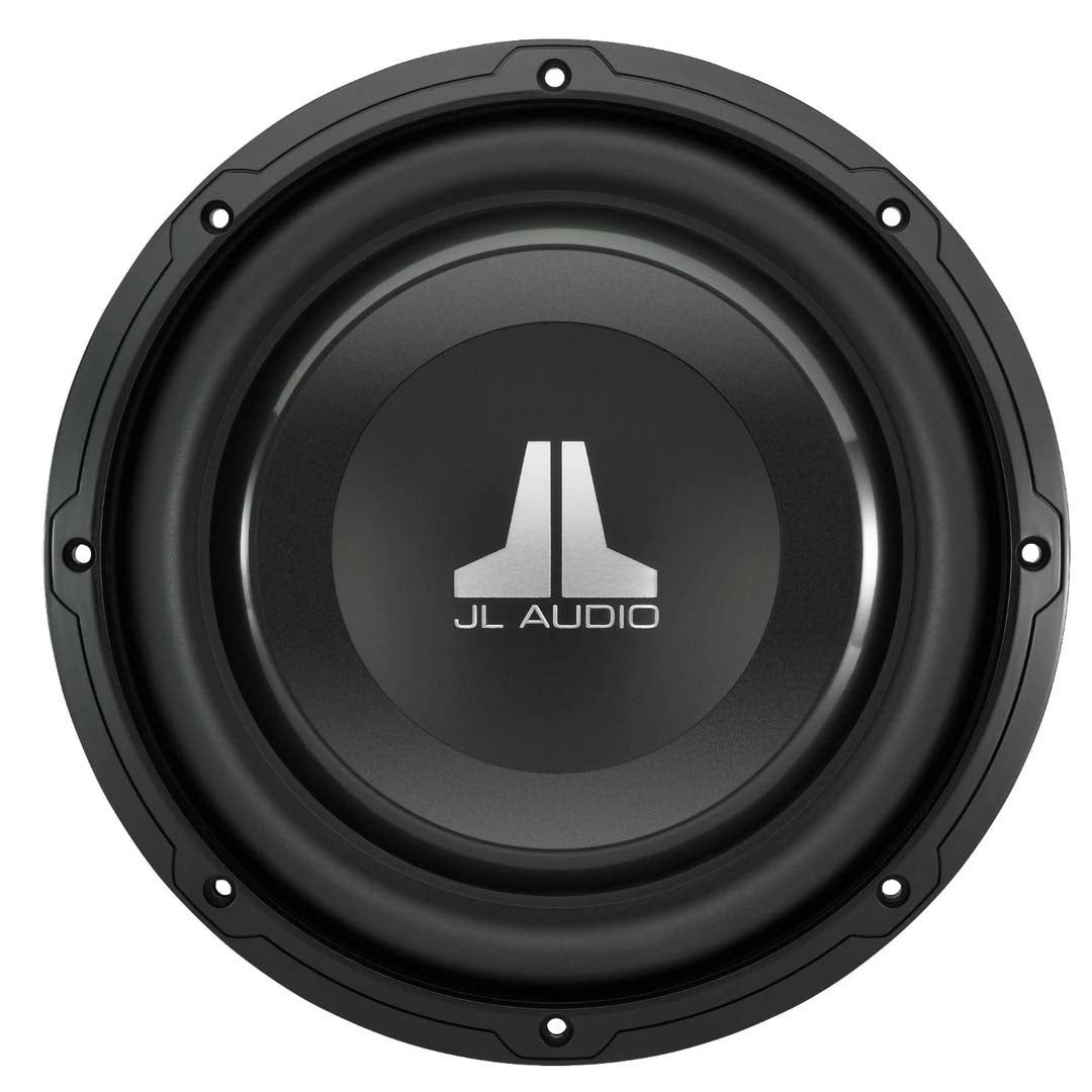 JL Audio 10W1v3-2 10-Inch W1 Series Single 2 Ohm Car Subwoofer - 300W RMS Power for Deep Bass - Perfect for Car Audio Systems & Home Theater Setups