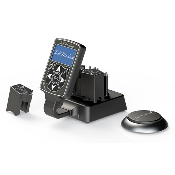 RPS 600 Wireless Ink Machine Power Supply with 2 Rechargeable Battery Packs - Perfect for Tattoo Artists & Permanent Makeup Professionals