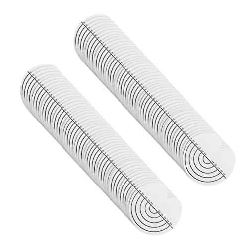 Professional Transparent PVC Heat Guards for Hair Extensions - Single Hole Glue Protector with Measurement Scale | Heat Insulation Tool for Salon & DIY Hair Styling