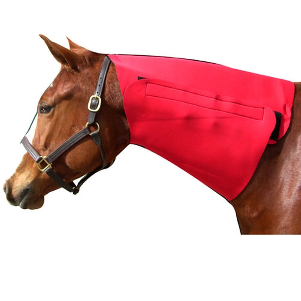 Horse Neck Sweat - Closed Cell Neoprene with Nylon Outer Shell, Adjustable Hook & Loop Closure - Perfect for Riding, Training & Show Preparation