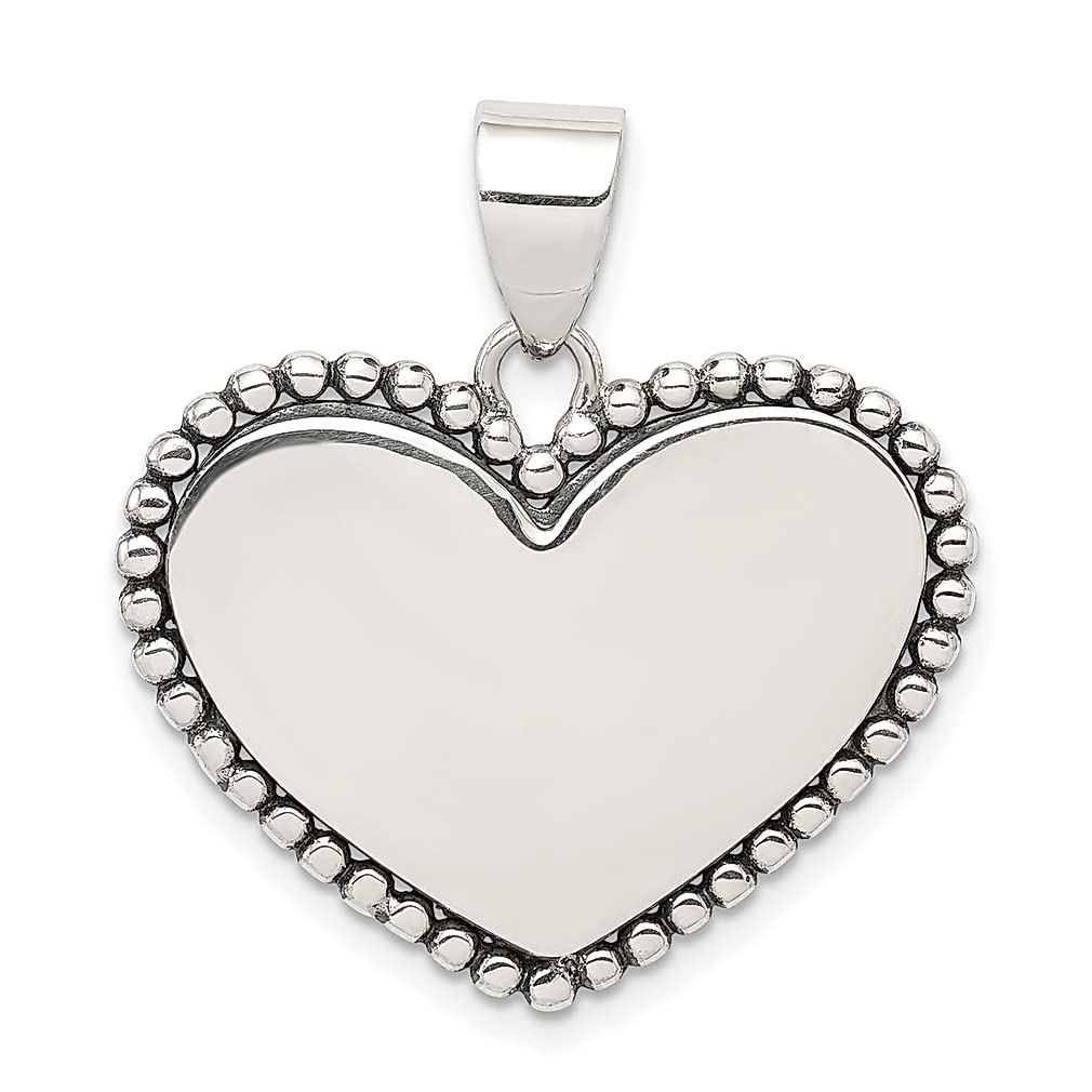 925 Sterling Silver Heart Pendant Necklace for Women - Dainty Love Charm Jewelry Gift for Her - Perfect for Valentine's Day, Anniversary & Romantic Occasions