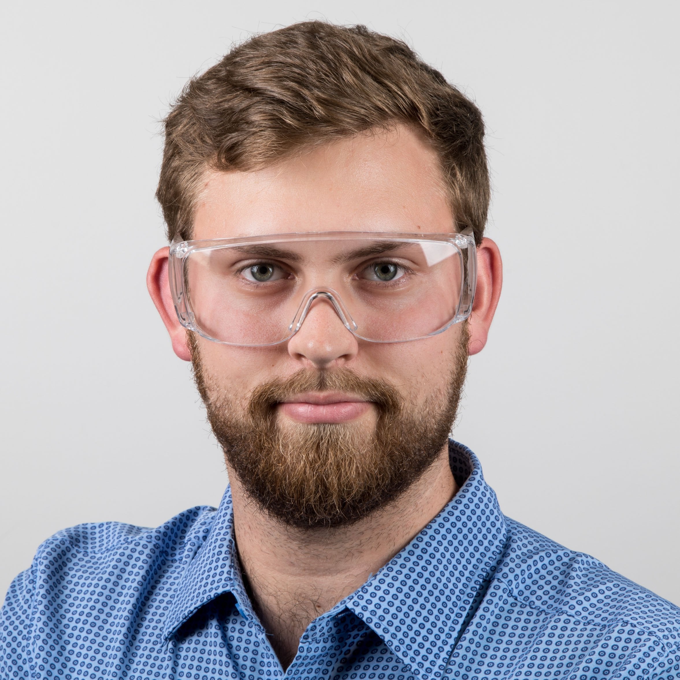 Clear Protective Safety Goggles with Anti-Fog & Side Vents - UV Protection for Lab Work, Woodworking, and DIY Projects