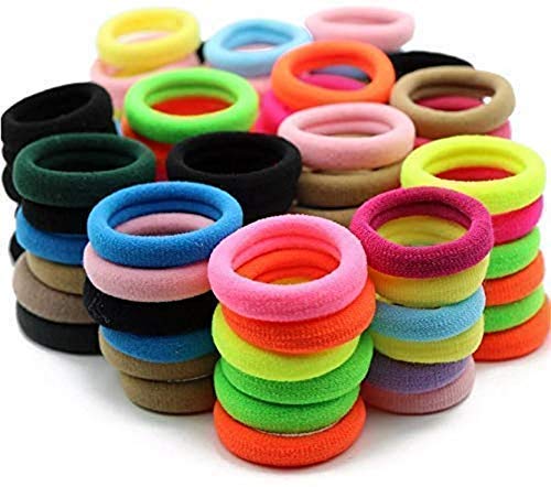 MOOLYAVAAN Latest Hair Bands for Women & Girls - Soft Elastic Hair Rubber Bands (6 Pack) - Perfect for School, Workouts, and Everyday Styling