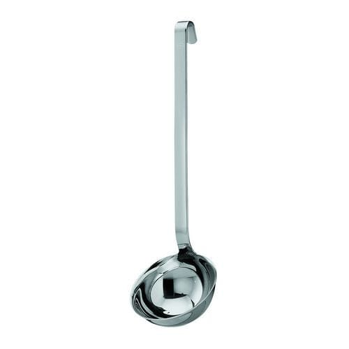 Rosle Stainless Steel Ladle with Pouring Rim - Perfect for Cooking, Serving Soups & Sauces - Durable Kitchen Utensil for Home & Restaurant Use