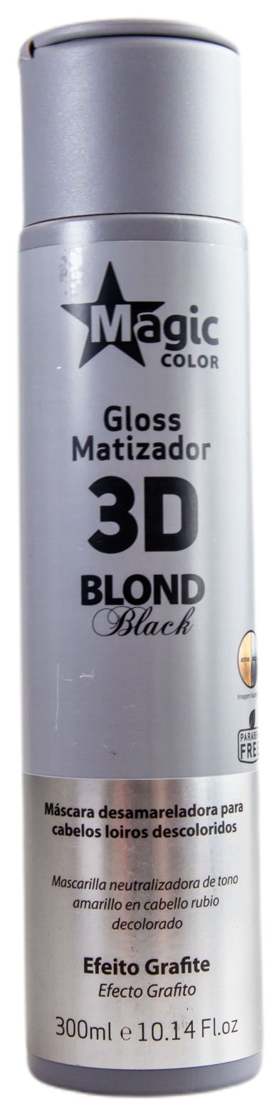3D Blonde & Black Hair Tinting Gloss Mask - Graphite Effect Treatment (300ml) for Vibrant Color Transformation | At-Home Salon Quality Hair Care for Brunettes & Dark Hair