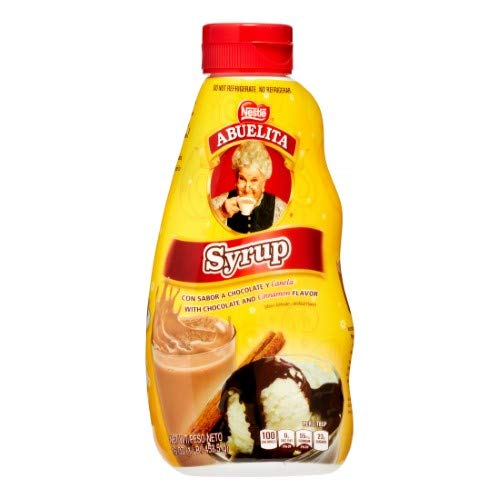 Nestle ABUELITA Chocolate Cinnamon Syrup - 18 Pack | Authentic Mexican Hot Cocoa Mix | Perfect for Coffee, Desserts & Baking | Great for Holidays & Family Gatherings