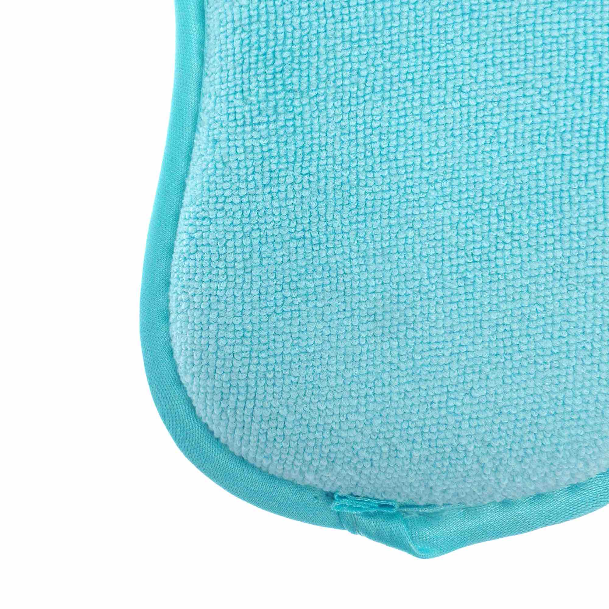 Micro Brite Dual Surface Padded Scrubbers (4 Pack) - Gentle Cleaning Sponges for Kitchen, Bathroom & Dishes - Non-Scratch Scouring Pads for Pots, Pans & Countertops