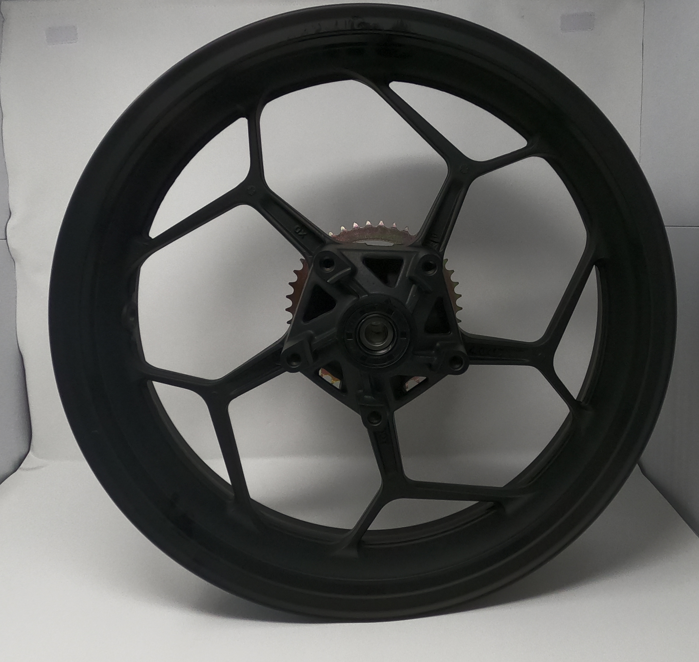 Venom X22 Ninja 125cc Motorcycle Rear Wheel Rim (02040442) - Durable Replacement Part for Off-Road & Street Riding
