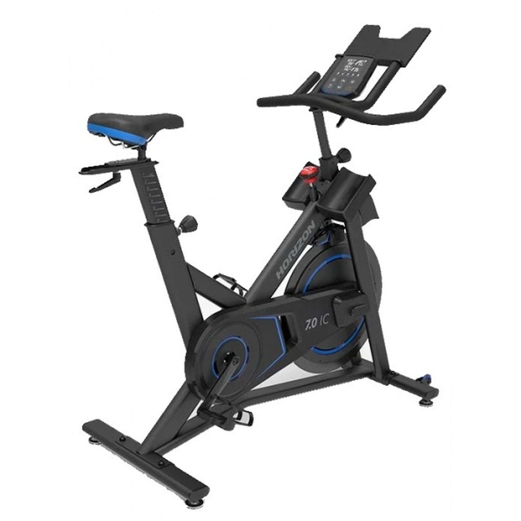 Horizon 7.0IC Indoor Cycling Bike - Premium Home Exercise Bike with LCD Monitor & Adjustable Resistance - Perfect for Home Gym, Cardio Workouts & Weight Loss Training