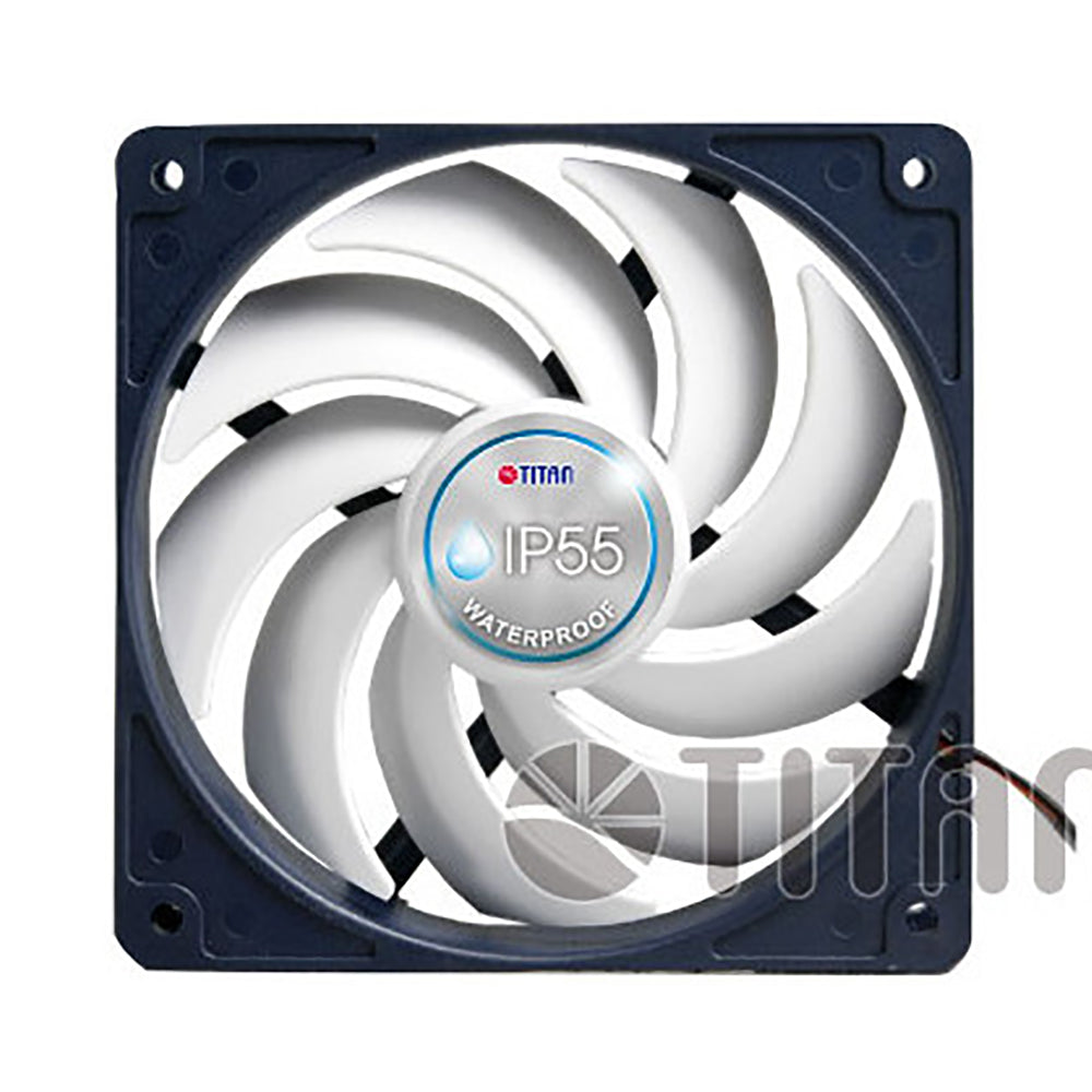 Titan IP55 140x140x25mm Waterproof Dustproof Cooling Fan TFD 14025H12B - Ideal for PC Cooling, Server Racks & Industrial Equipment