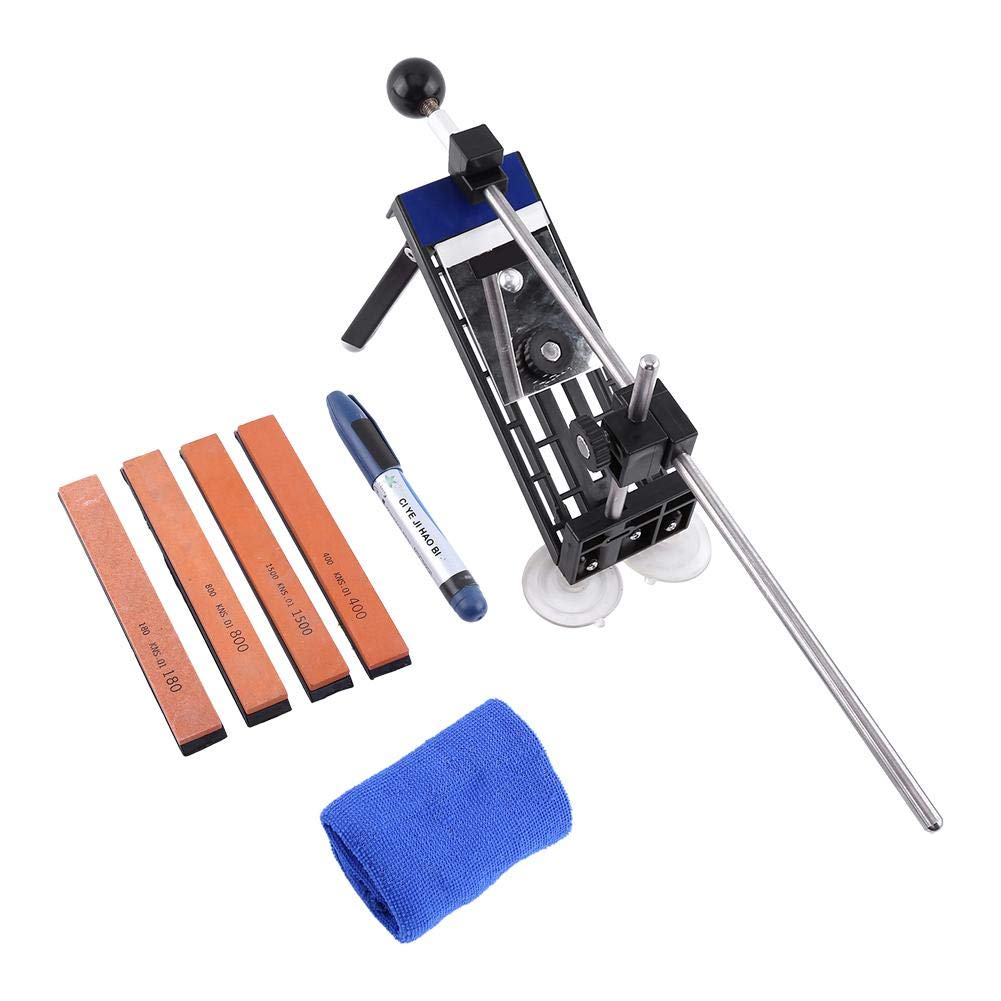 Professional Chef Knife Sharpener Set with 4 Whetstones - Durable Kitchen Knife Sharpening Kit for Home & Restaurant Use - Perfect for Honing, Polishing, and Maintaining Razor-Sharp Blades