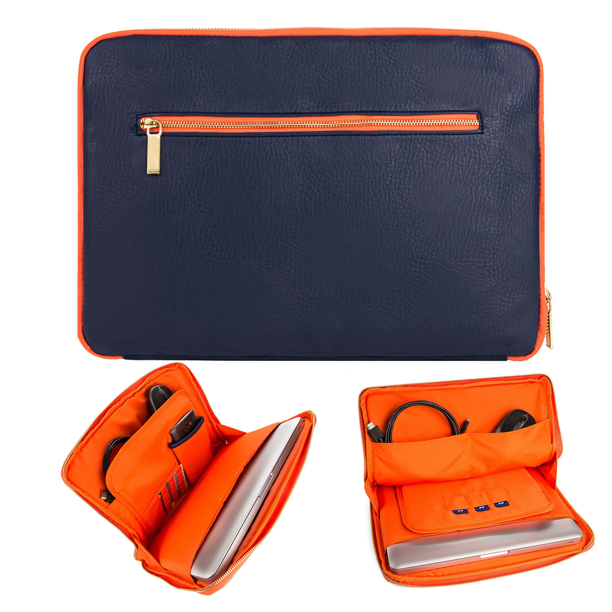 10 Inch Tablet Sleeve Case for iPad Air 6/iPad 10.2/Kindle Fire HD 10/Lenovo M10 Tab - Lightweight Protective Cover with Wrist Strap for Office, Work & Travel - Perfect for Commuting, Business Trips & Daily Use