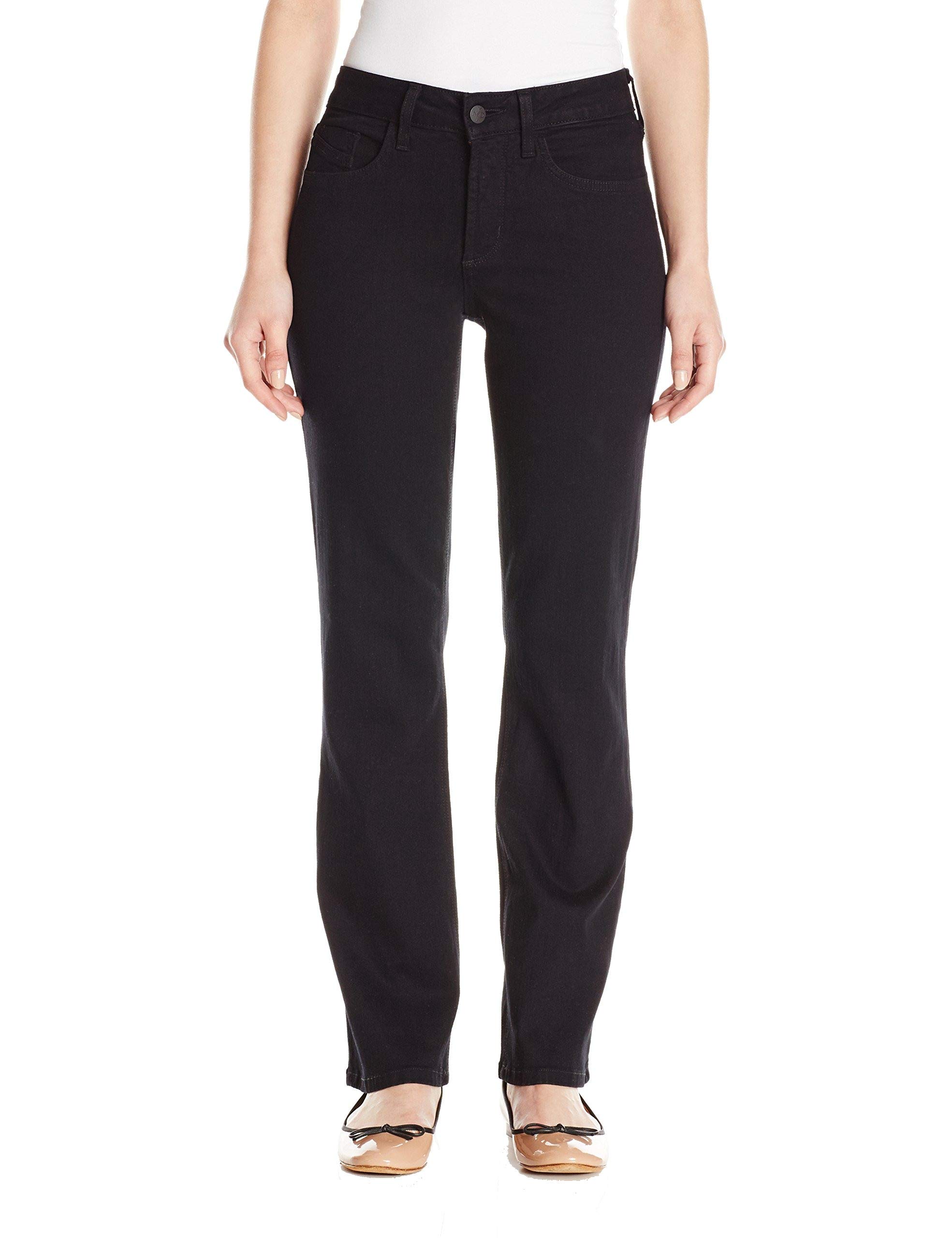 NYDJ Petite Marilyn Straight Jeans for Women - High Waist Slim Fit Stretch Denim Pants | Perfect for Work, Casual Outfits & Everyday Wear