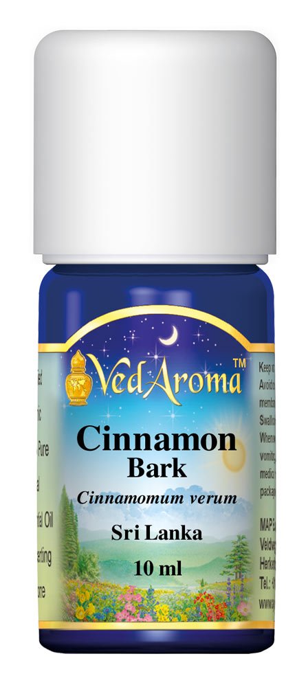 Organic Cinnamon Bark Pure Essential Oil 10ml - 100% Natural Therapeutic Grade for Aromatherapy, Diffusers & DIY Skincare