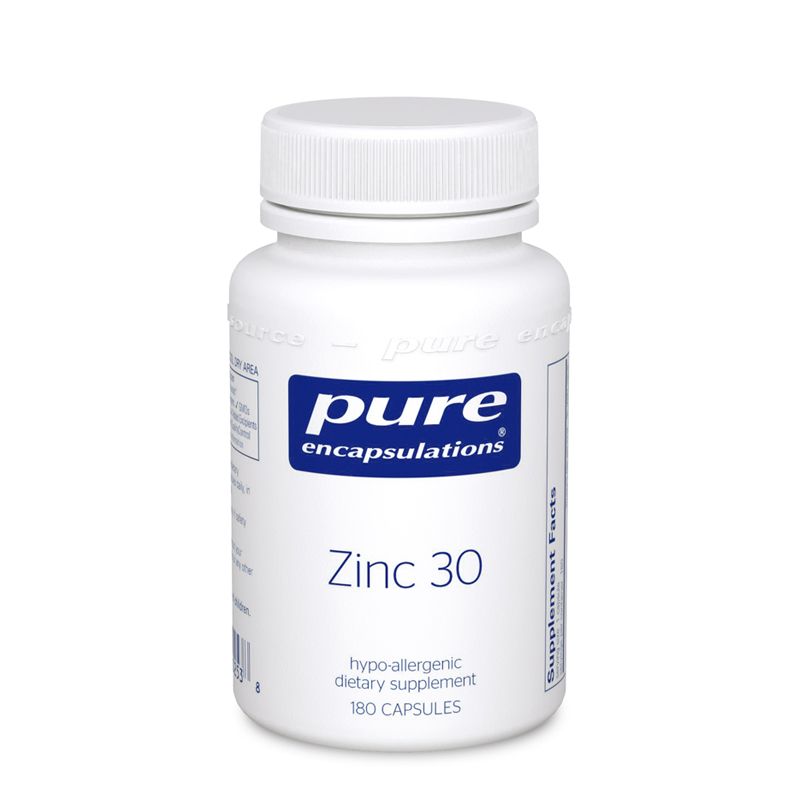 Zinc 30 180 Capsules - Immune Support Supplement for Adults & Kids - Daily Zinc Pills for Immune System Boost, Cold & Flu Relief - Essential Mineral for Skin, Hair & Overall Health