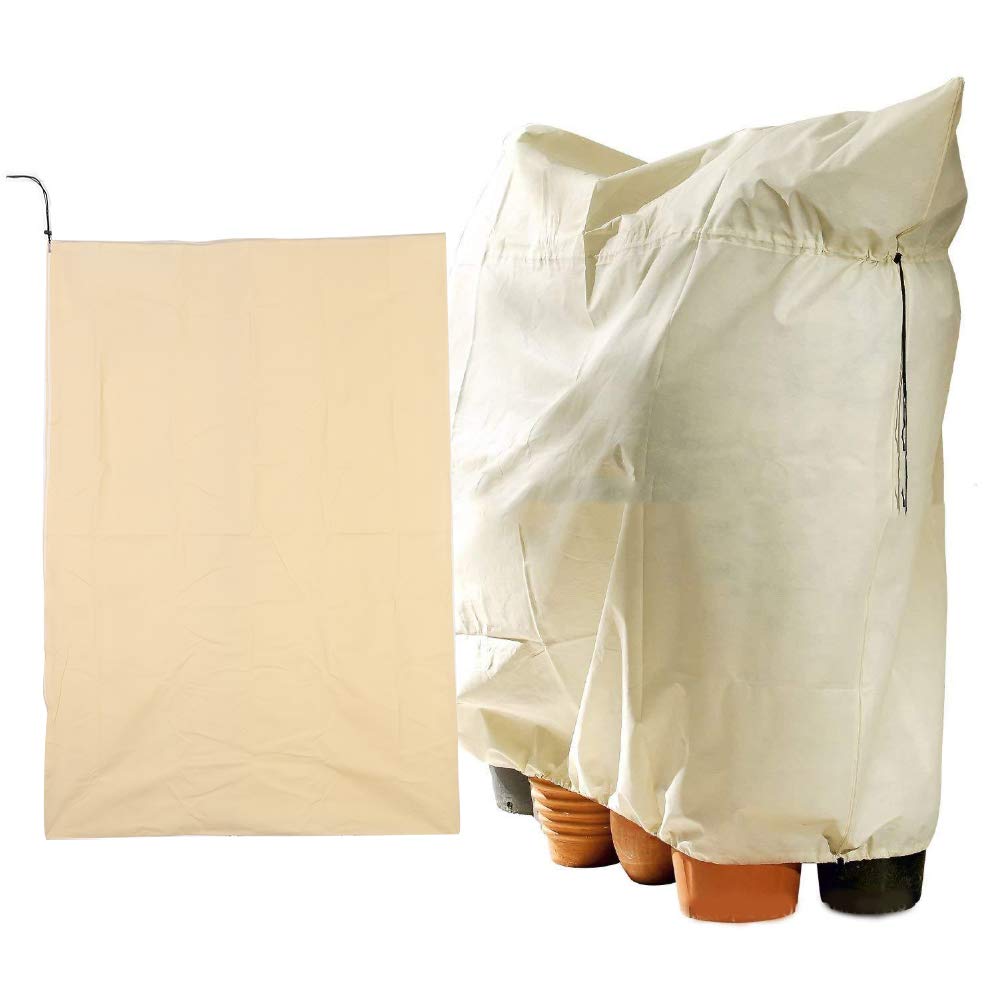 Haofy 70.9x47.2 Inch Garden Plant Cover - Outdoor Winter Protection Jacket for Shrubs & Trees | Frost Protection, Cold Weather Shield for Plants | Perfect for Winterizing Gardens, Landscaping & Plant Care