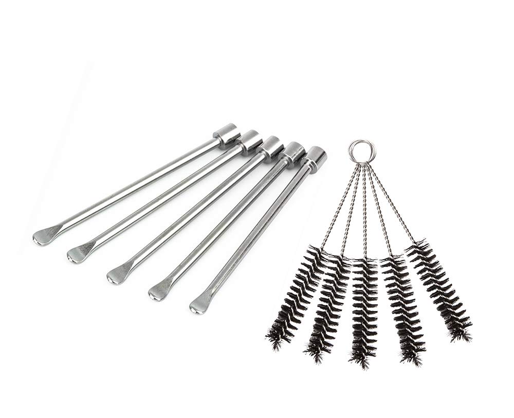 10 Pack Vaporizer Cleaning Kit - Pipe Cleaner Brush & Tool Set for Weed, Wax, and Dry Herb Vaporizers | Perfect for Daily Maintenance and Deep Cleaning