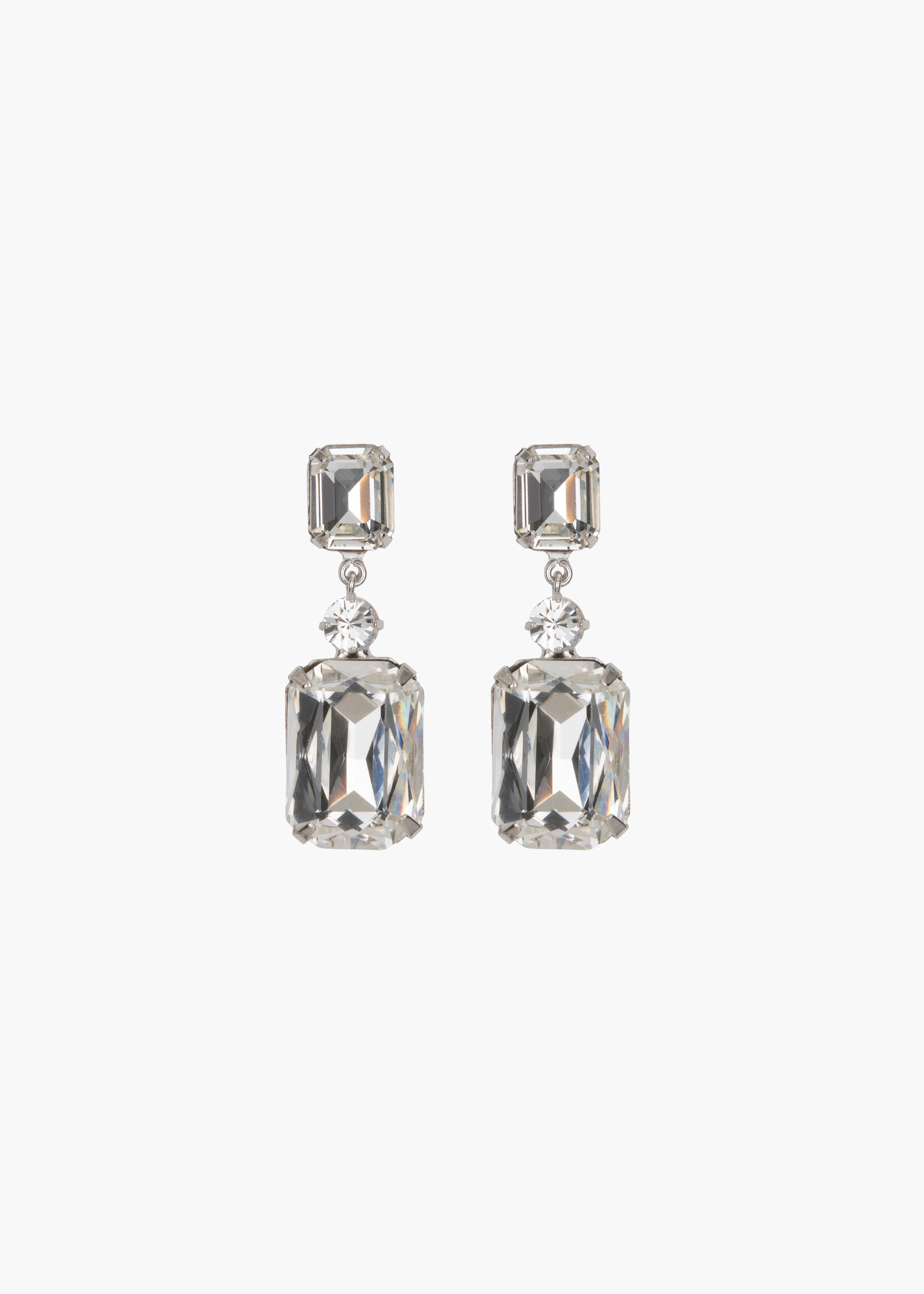 Justine Crystal Earrings for Women - Elegant Dangle Earrings for Party, Wedding & Evening Wear