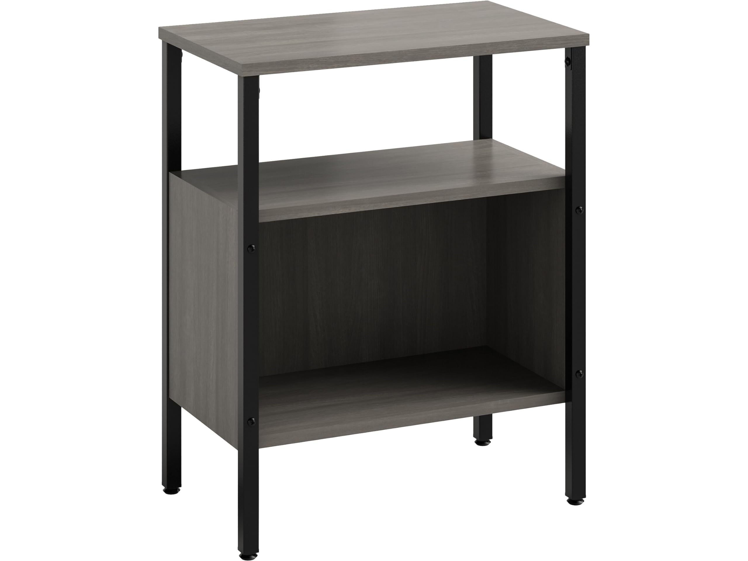 Safco Simple Storage Multi-Functional Wood Gray Storage Unit - Organizer Shelf for Home Office, Living Room & Bedroom - Perfect for Books, Decor & Supplies