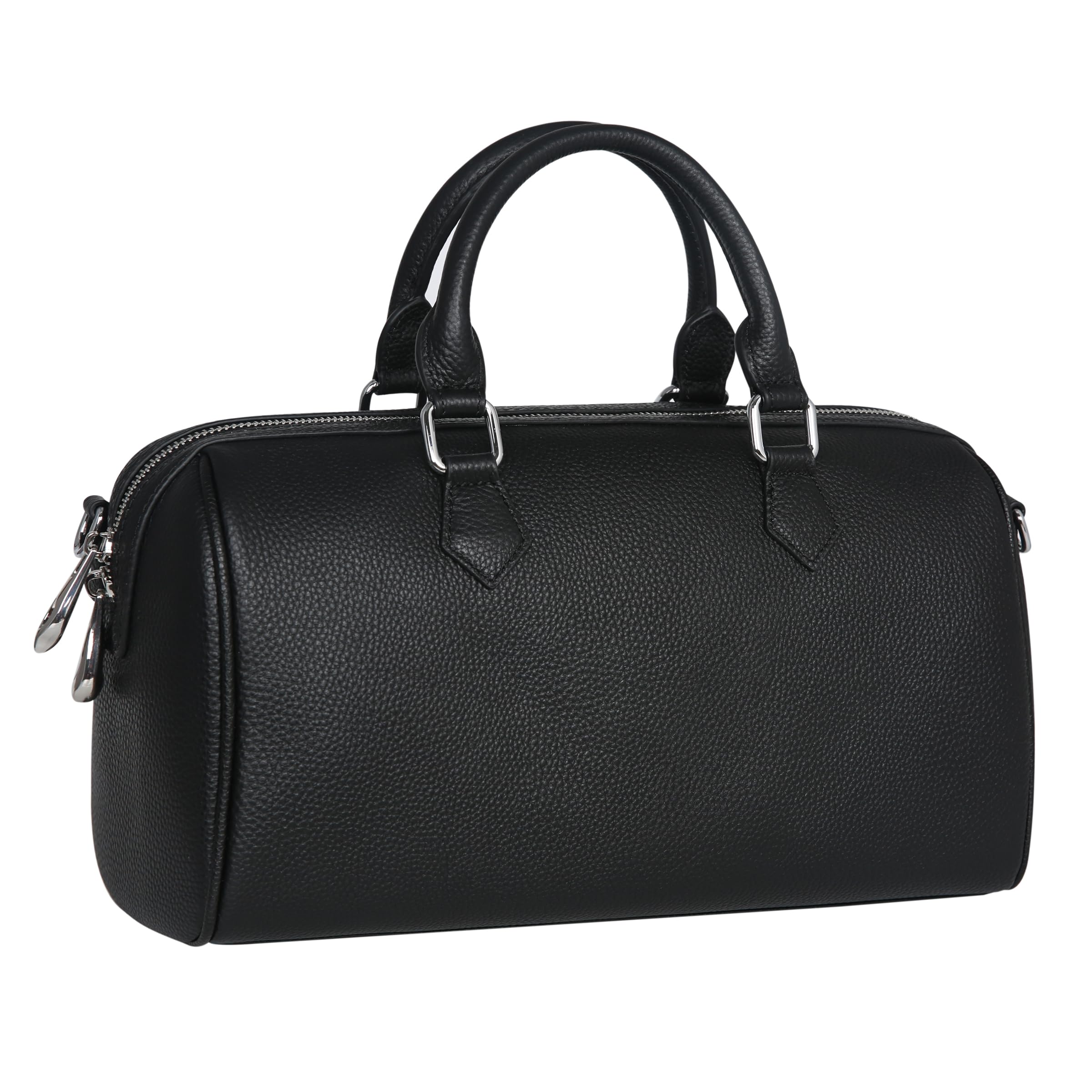 HESHE Genuine Leather Top Handle Bags for Women - Stylish Tote, Satchel & Shoulder Handbags - Designer Crossbody Purse for Work, Travel & Everyday Use