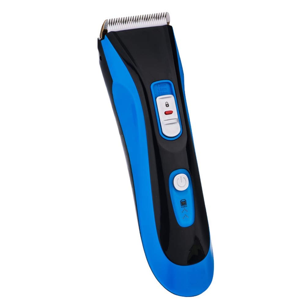 Professional Cordless Hair Clippers for Men & Women - Rechargeable Adjustable Hair Trimmer with Waterproof Design - Portable Home & Travel Hair Shaver (Blue) - Perfect for DIY Haircuts, Beard Trimming, and Pet Grooming