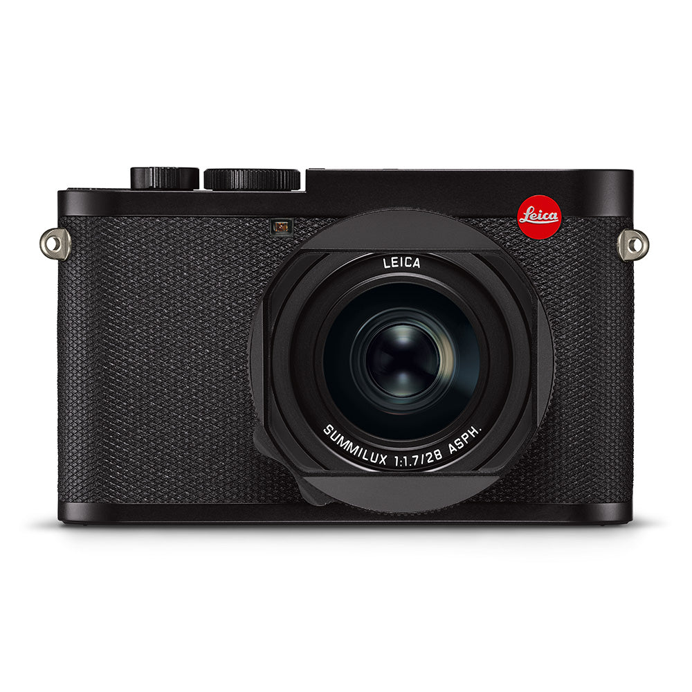 Leica Q2 Black Anodized Digital Camera - 47.3MP Full Frame, 28mm f/1.7 Lens, 4K Video - Perfect for Travel, Street & Portrait Photography