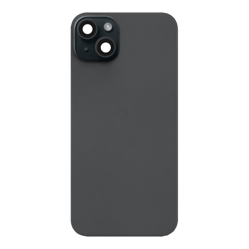 Original iPhone 15 Plus Rear Glass Cover with Frame & Camera Lens Replacement - Durable Back Panel Repair Part for Home & Professional Use