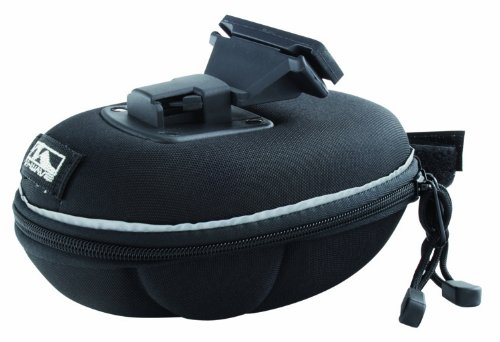 M-Wave Waterproof Bike Seat Bag for Cycling - Durable Bicycle Saddle Pack with Reflective Strip - Perfect for Road Bikes, Mountain Bikes & Commuting Accessories