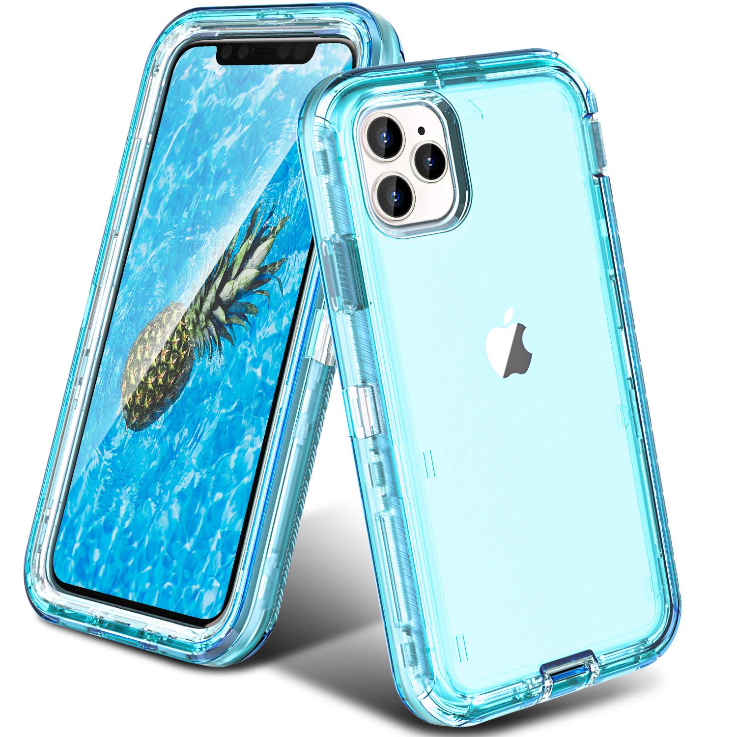 ORIbox Heavy Duty Shockproof Clear Case for iPhone 11 Pro - Anti-Fall Protection with Military-Grade Drop Tested - Perfect for Outdoor Activities, Work & Daily Use